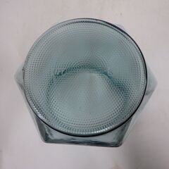 昭和 レトロ ガラス 六角形瓶 ガラス瓶 アンティーク瓶 キャンディポットの画像