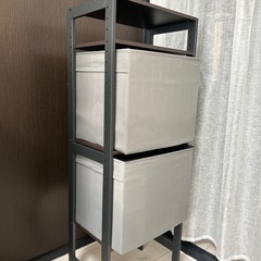 【美品】ニトリ可動棚 ダークブラウン  の画像