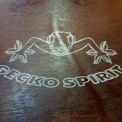 GECKO SPIRIT バリ島 オブジェ 置物 トカゲの模型 動作未確認 木箱付き 札幌市東区 新道東店の画像