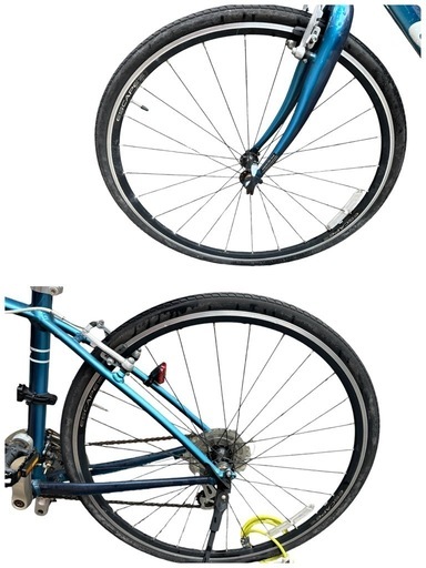 E621★23800円★整備済み スポーツ中古自転車 【クロスバイク　アサヒ　DIENA　ブルー　36㎝】 ロングセラークロスバイク「PRECISION SPORTS」がデザイン一新！新