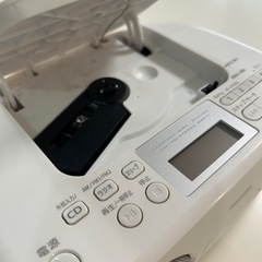 TOSHIBA東芝CDプレイヤーラジオプレイヤーCDラジオTY-C151ホワイトの画像