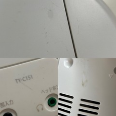 TOSHIBA東芝CDプレイヤーラジオプレイヤーCDラジオTY-C151ホワイトの画像