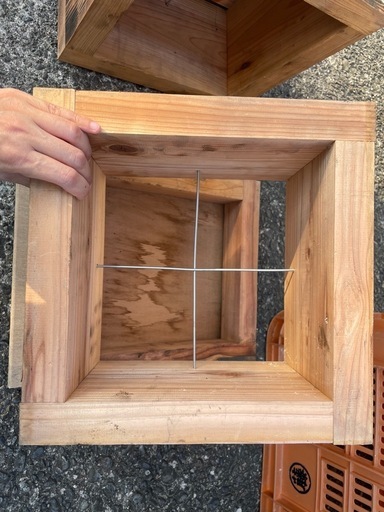 【決定しました】日本蜜蜂用巣箱　未使用　2段3セット未使用品