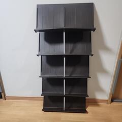 日本製 シューズラック 3段 スリム 組立品 省スペース シューズボックス 2つセット 継ぎ足し可能 靴収納 スリッパ収納の画像