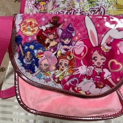 プリキュア　缶バック、ビニールバック、ショルダーバッグ　4点セットの画像