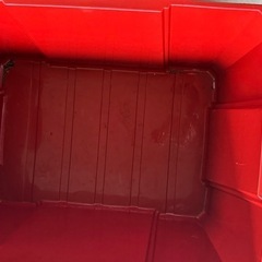 ツールボックス　キャンプ用品を入れていたので汚れありの画像