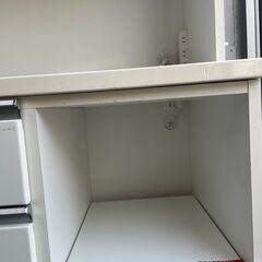 ｒ58　幅1600食器棚　ホワイト　ソフトクローズ