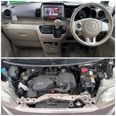 【販売終了】🉐雪道4WD‼️H24ホンダN-BOX‼️スマートキー、ナビ、バックカメラ、スタッドレス装着中、即納可能の画像