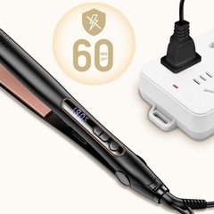 新品未使用品のヘアーアイロンの画像