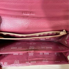 ANNA SUI☆アナスイ☆がま口長財布☆オレンジ☆ゴールドの画像