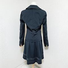 トゥービーシック 美品 スカートセットアップ 黒色 40 スタイルアップ 上品 レディースの画像