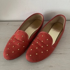 GU   スタッズ付き　オペラシューズ　L