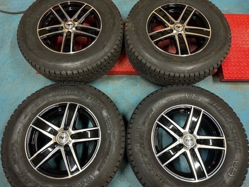 フィアット デュカト LTキャンパーズ 16インチ 6.5j +60 PCD130 225/75R16 ブリヂストン W979 2021年溝あり キャンピングカー スタッドレス