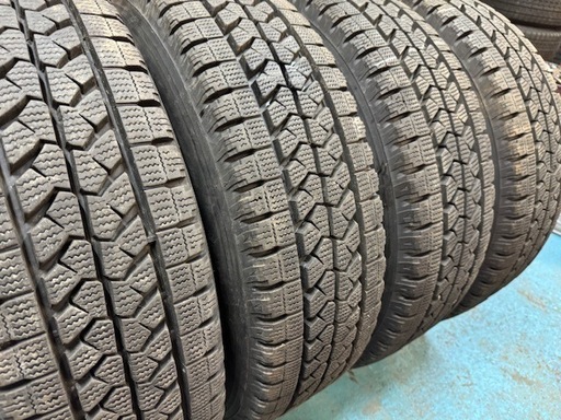 フィアット デュカト LTキャンパーズ 16インチ 6.5j +60 PCD130 225/75R16 ブリヂストン W979 2021年溝あり キャンピングカー スタッドレス