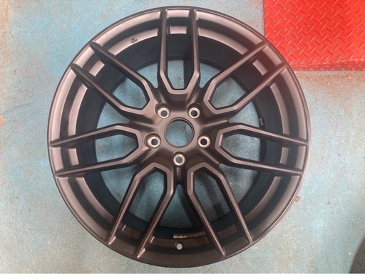 1本 レクサス IS500 純正 19インチ 8.5j +45 BBS製 鍛造 オプション マットブラック フロント