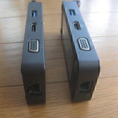 ⑨ Princeton USB3.0 Docking Station Mini Gigabit 有線 Lan HDMI VGA USB3.0 2個セットの画像