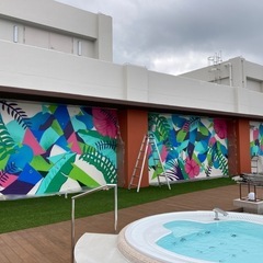 壁画、グラフィティ、アート、インスタ映え - 那覇市