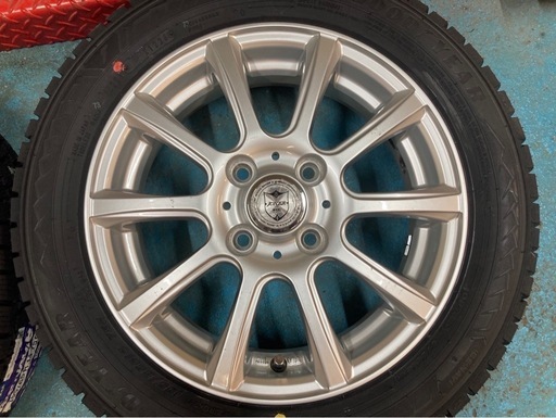 新品スタッドレスセット WEDS ジョーカー 14インチ 4.5j +45 グッドイヤー アイスナビ8 155/65R14 2024年 バランス調整済み送料無料