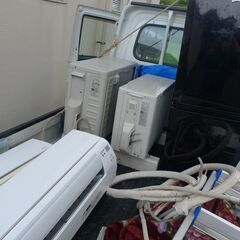 【水戸市 県営桜ヶ丘アパート】 退去時の風呂釜 瞬間湯沸し器 エアコン 撤去 取外し - 水戸市