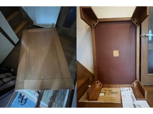 全国家具工業連合会 座卓 ローテーブル 幅120cm×奥行80cm×高さ37cm