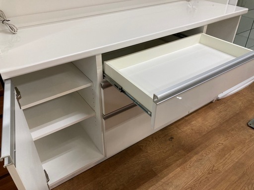 レンジボード 幅160cm キッチンボード 食器棚 中古
