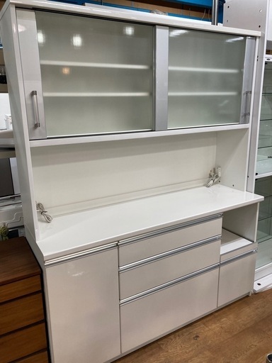 レンジボード 幅160cm キッチンボード 食器棚 中古