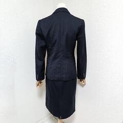 ジェイプレス 美品 スカートセットアップ シングルジャケット 黒色 ウール 9 M  レディースの画像
