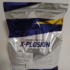 未開封プロテイン 3kg　X-PLOSION  100% ナチュラルホエイプロテイン WPC　フルーツオレ味の画像