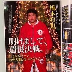 特集　橋本真也　インタビュー　中西学　週刊プロレス 2001年プロレスラー写真名鑑号　特集　2000年　大日本プロレス　総評 の画像