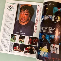 特集　橋本真也　インタビュー　中西学　週刊プロレス 2001年プロレスラー写真名鑑号　特集　2000年　大日本プロレス　総評 の画像