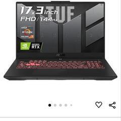 新古ゲーミングノートパソコンの画像