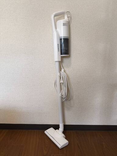 半額中【美品】コード式サイクロン掃除機（白）パワフル＆超軽量 30000Pa 650W 2way コード6m 吸引レベルS10