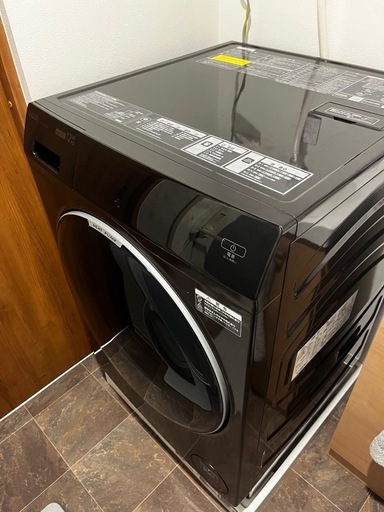 【売約済】ドラム型洗濯乾燥機　使用期間2ヶ月弱