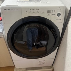 シャープ　ドラム式洗濯機の画像