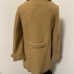 groveの羊毛混コートの画像