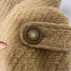 groveの羊毛混コートの画像