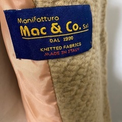 groveの羊毛混コートの画像