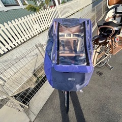 OGK フロントチャイルドシート子供のせ【レインカバー付き】の画像