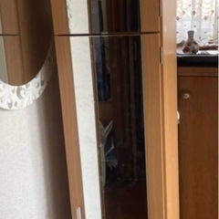 全身ミラー付き収納ドレッサー
