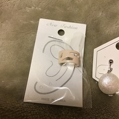 未使用 イヤリングとイヤーカフの画像