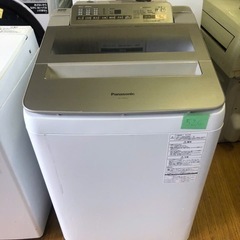 NO 520 🌈福岡市内配送設置無料✨🌈　パナソニック Panasonic 全自動洗濯機 （8.0kg） 即効泡洗浄 エコナビ シャンパン NA-FA80H3-N