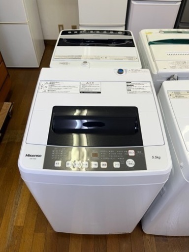 激安販売!! 2020年 5.5kg Hisense 全自動電気洗濯機 HW-T55C 家電 生活家電 洗濯機