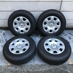 ハイエース 200系 6型 新車外し 純正ホイール＆タイヤ ４本...