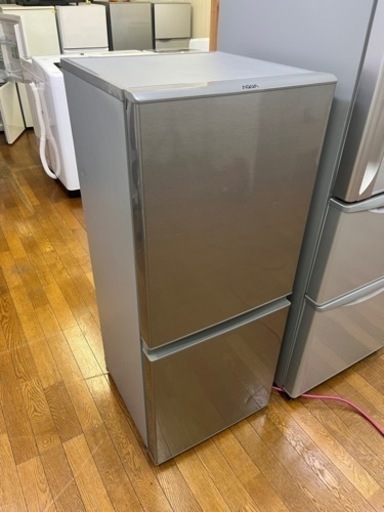 キズ凹みあり大特価!! 2022年 AQUA 2ドア冷蔵庫 AQR-13M(S) 126L 家電 キッチン家電 冷蔵庫
