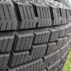 デリカD5使用/スタッドレスタイヤ 215/70R16残溝8mm 16x6.5J+38(製造22年39週)の画像