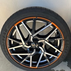 モデューロ18インチ ホイールタイヤセット 北海道ならご相談いただければ受け渡し場所相談可
 の画像