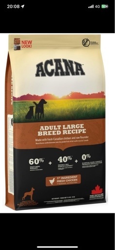 アカナ アダルトラージブリード レシピ 大型成犬用 11.4kg 並行輸入品