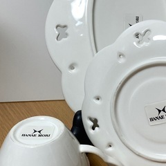 HANAE MORI ペアトリオセット　カップ＆ソーサー＆プレート　お茶のふじいの画像