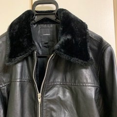 ★完売引渡済★【良品】秋冬　革ジャン　本革　ロシェル　XL   ...