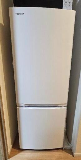 【美品】2022年製 東芝 冷蔵庫 GR-U15BS （W）153L